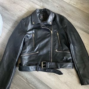 Zara leather jacket